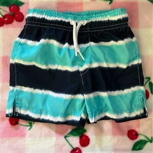 Kids' Blue and Black Striped Shorts
